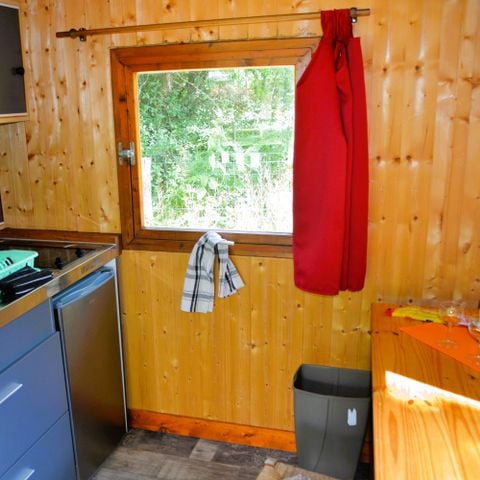 Chalet 4 personen - Chalet 13m² - 1 kamer - geen sanitair 1/4 pers.