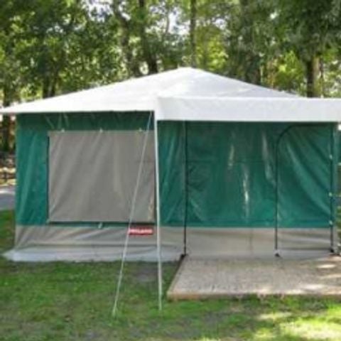 Bungalowtent 4 personen - Caribisch gebied + terras + luifel