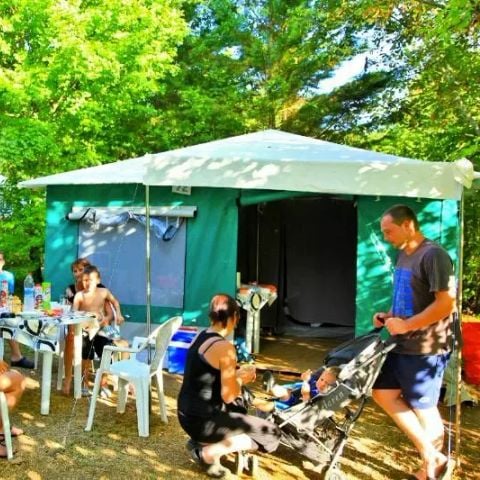 Safaritent 4 personen - Caribisch gebied 3 kamers 4 personen zonder sanitair