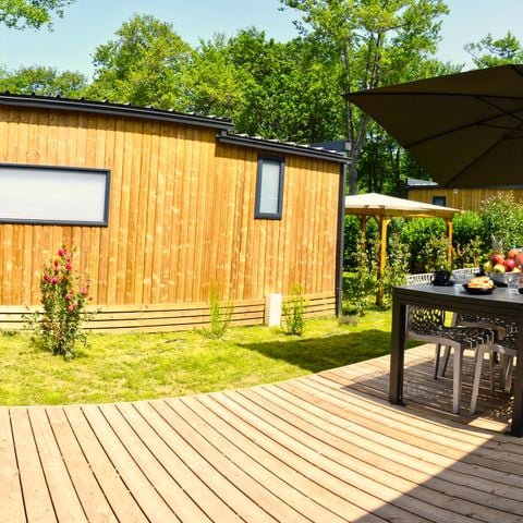 Stacaravan 6 personen - Lodge Prestige Natura 6 Pers.