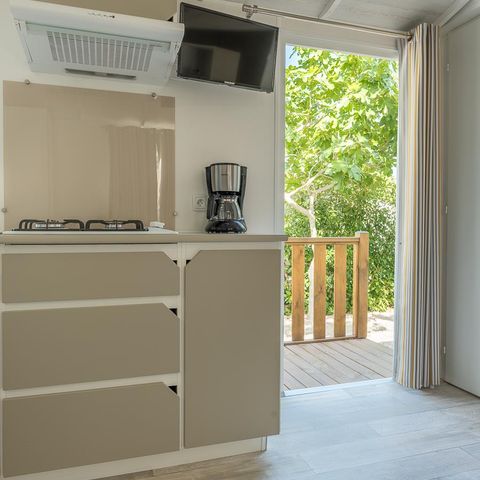 Stacaravan 4 personen - voorrecht met airconditioning