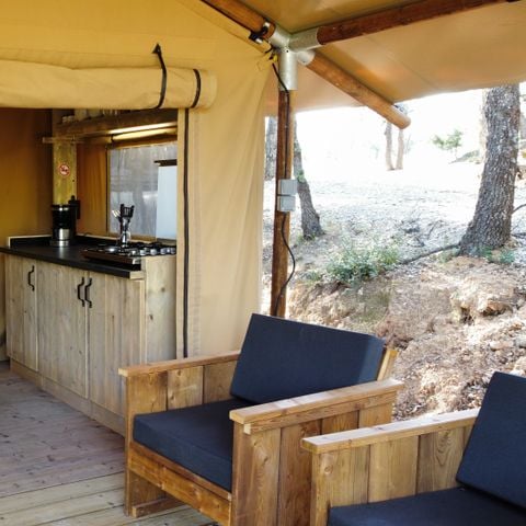 Safaritent 5 personen - Eco-Lodge SAVANE