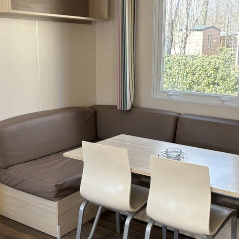 Stacaravan 6 personen - Mobile-home | Comfort XL | 3 slaapkamers | 6 pers. | Verhoogd terras | Airconditioning