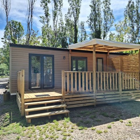 Stacaravan 6 personen - Mobile-home | Comfort XL | 3 slaapkamers | 6 pers. | Verhoogd terras | Airconditioning