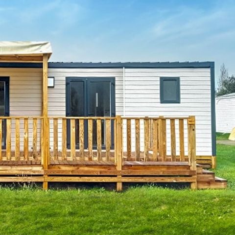 Stacaravan 4 personen - Mobile-home | Comfort XL | 2 slaapkamers | 4 pers. | Verhoogd terras | Airconditioning.