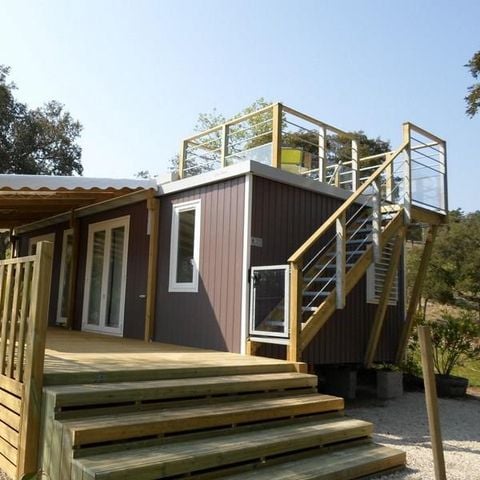 Stacaravan 4 personen - Solarium - 2 Slaapkamers - 33m