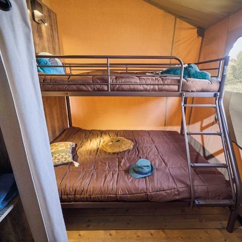 Safaritent 5 personen - Lodge Kenya Evasion Confort 34m² - 2 kamers 2/5 personen (met badkamer) + Terras