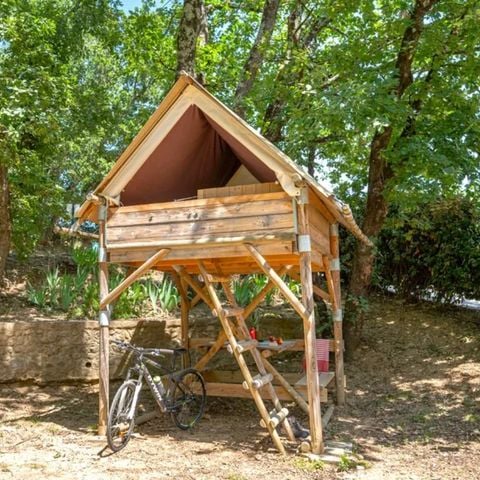 Tent 2 personen - Cabane 2 trèfles- 1 slaapkamer - Elektriciteit