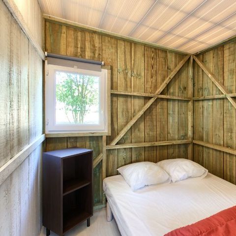 UNIEKE ACCOMMODATIE 4 personen - 2-slaapkamerhut 16m² - zonder sanitair