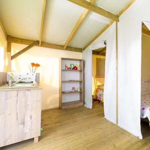 Bungalowtent 4 personen - FUNFLOWER - zonder sanitair 24 m²