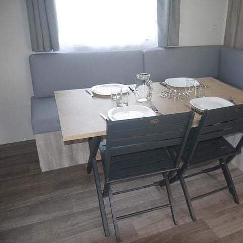 Stacaravan 6 personen - COMFORT 31M² + TV