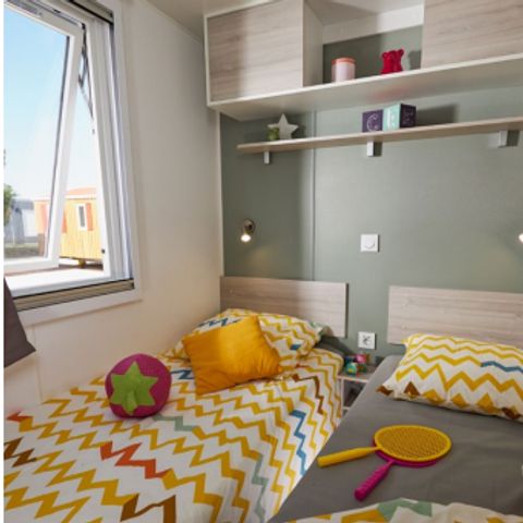 Stacaravan 4 personen - Premium 30m² - 2 kamers + privé spa