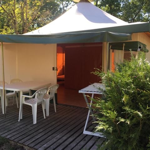 Bungalowtent 5 personen - STANDAARD zonder sanitair