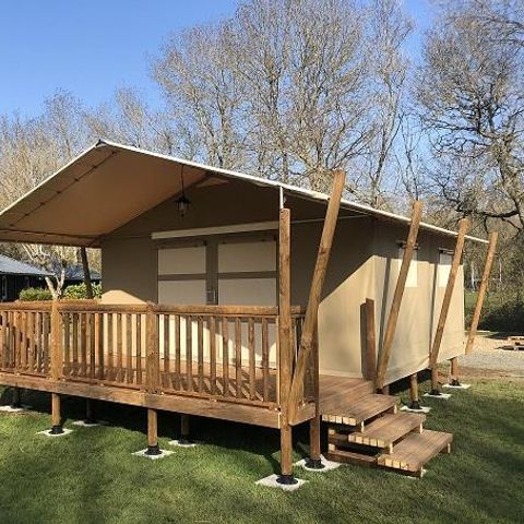 Safaritent 4 personen - WOOD LODGE CONFORT zonder sanitair