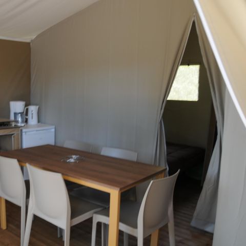 Tent 5 personen - LODGE HOEDIC CONFORT zonder sanitair