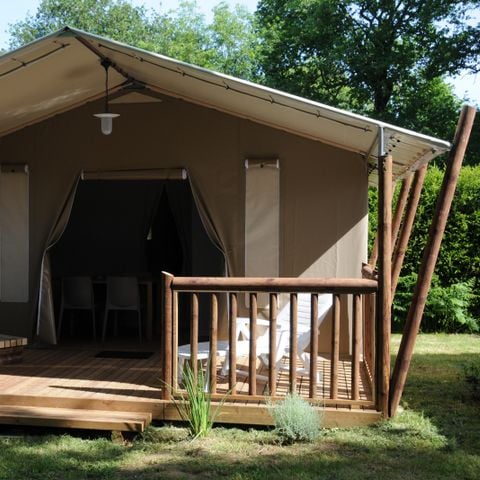 Tent 5 personen - LODGE HOEDIC CONFORT zonder sanitair