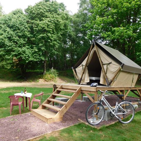 Tent 2 personen - Paaltent Moorea 1 slaapkamer