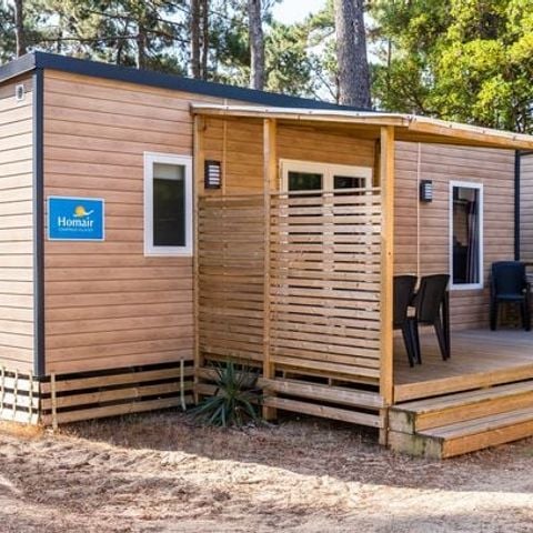 Stacaravan 6 personen - Mobile-home | Premium | 2 slaapkamers | 4/6 pers. | Verhoogd terras | Air-con.