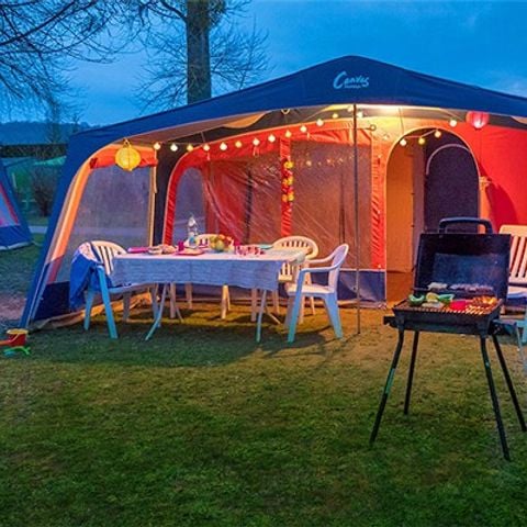 Bungalowtent 5 personen - 2 slaapkamers | 4/5 personen | Zonder badkamer