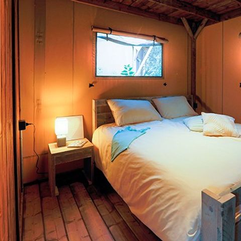 Safaritent 6 personen - Safari Lodge | 3 Ch. | 6 Pers. | 1 SDB | Klim.