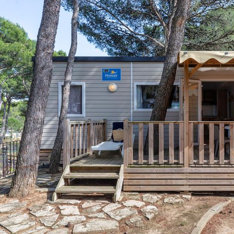 Stacaravan 6 personen - Mobile-home | Premium Azure | 3 slaapkamers | 6 pers. | Verhoogd terras | Airconditioning