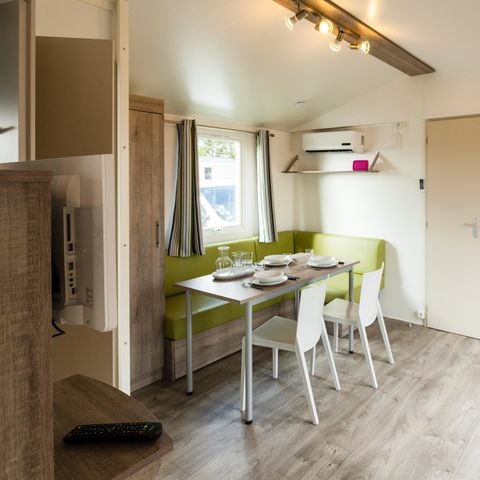 Stacaravan 6 personen - Mobile-home | Comfort | 3 Slaapkamers | 6 Pers. | Verhoogd terras | TV