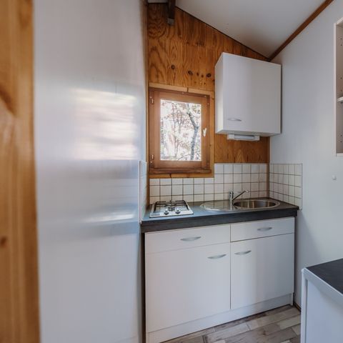 Chalet 5 personen - Comfort 2 Slaapkamers - 1 Badkamer - 35m² - 2,5 hectare