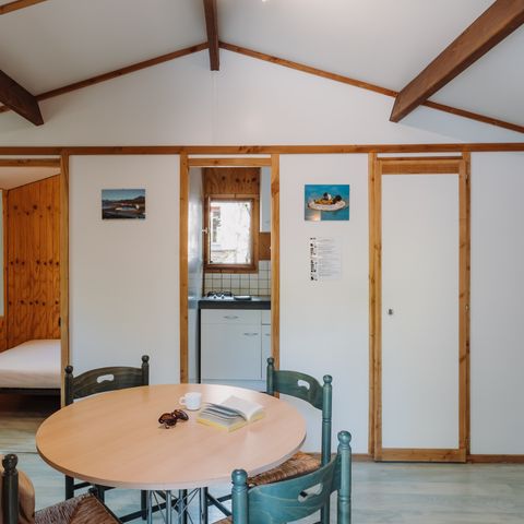 Chalet 5 personen - Comfort 2 Slaapkamers - 1 Badkamer - 35m² - 2,5 hectare