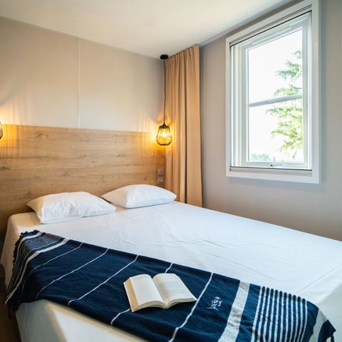 Stacaravan 4 personen - Sunelia Luxe 32m² 2 kamers - Air-conditioning