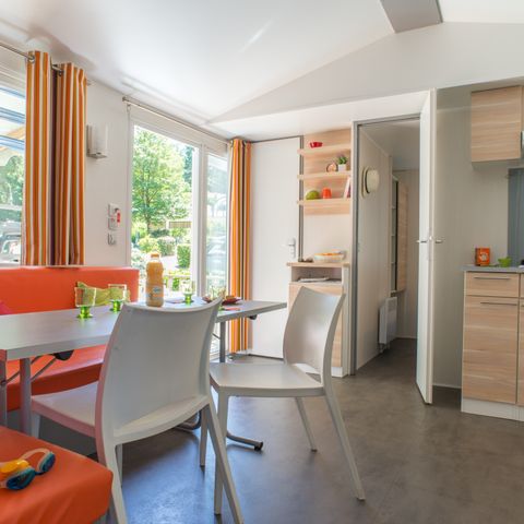 Stacaravan 6 personen - Comfort stacaravan 32m² 3 kamers - airconditioning