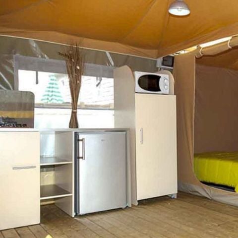 Bungalowtent 4 personen - CARIBBEAN 20m² 2 kamers (zaterdag tot zaterdag)