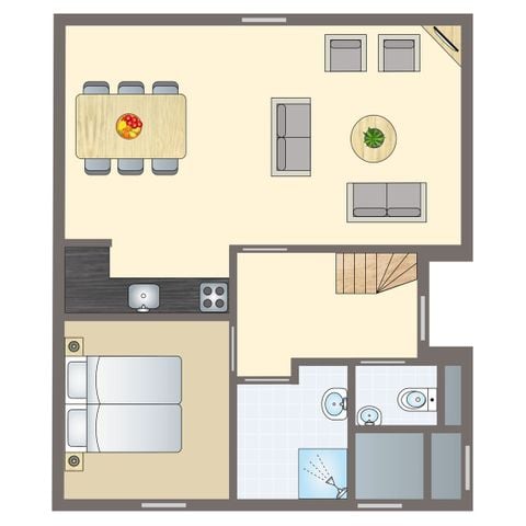 Bungalow 6 personen - 6C