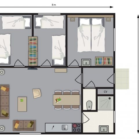 Bungalow 6 personen - Veluwe