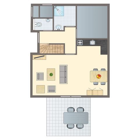 Bungalow 4 personen - 4B