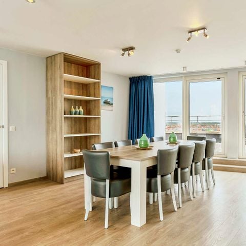 APPARTEMENT 10 personen - Penthouse  | 3 Slaapkamers - Slaaphoek | Rooftop terras - Zeezicht