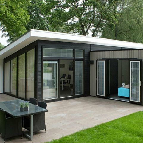 Bungalow 4 personen - Bos Lodge 75 met Hottub