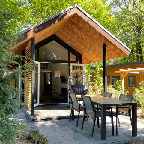 Bungalow 4 personen - Tiny Lodge Eco met Hottub of Jacuzzi en Sauna