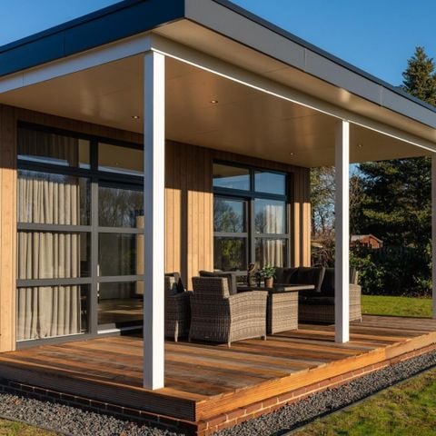 Bungalow 2 personen - Terras Lodge met sauna en hottub