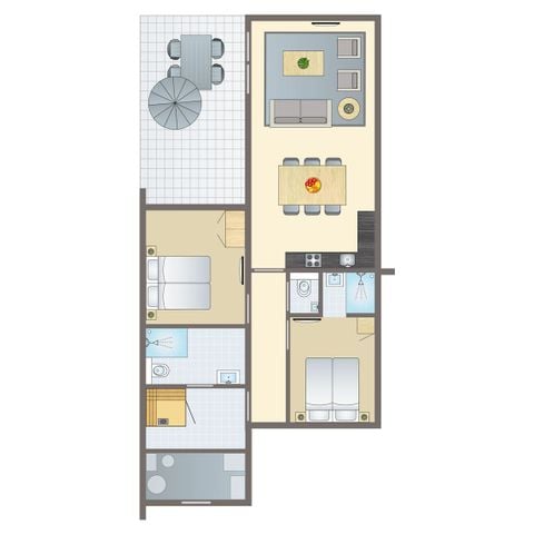 Bungalow 4 personen - 4L