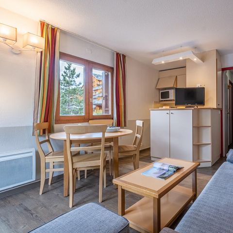 Studio 4 personen - Studio 4 personen - 1 slaapgedeelte - Uitzicht op de bergen