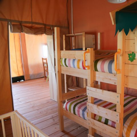 Safaritent 5 personen - Safarilodge Prestige +airco (2-5 personen)