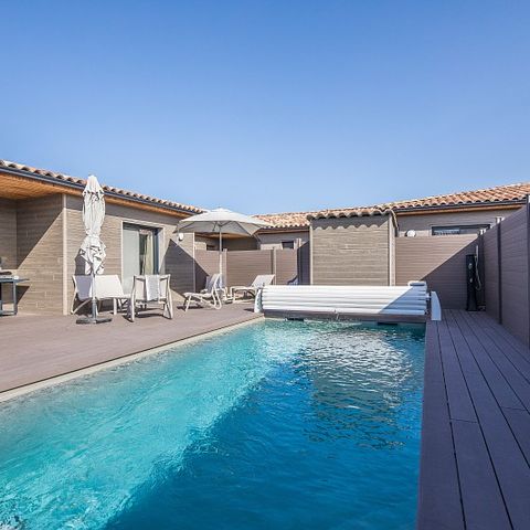 Villa 6 personen - - 3 bedrooms - Air conditioned - 7m private pool - Garden