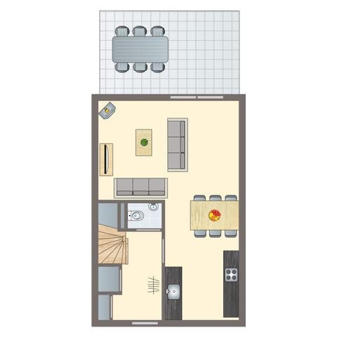 Bungalow 6 personen - 6C