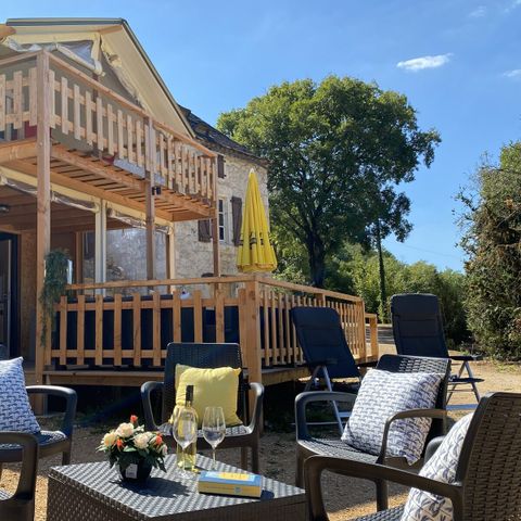 Lodge 6 personen - Luxe lodgetent Belle Vue