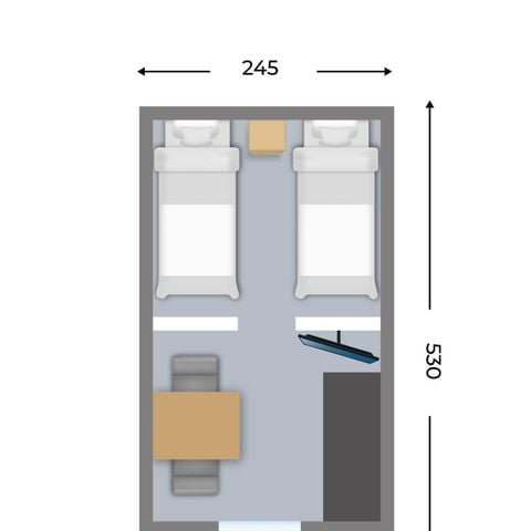 UNIEKE ACCOMMODATIE 4 personen - Trekkerspod voor 4 personen