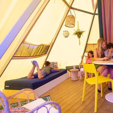 UNIEKE ACCOMMODATIE 4 personen - Tipi Jippi Tipi