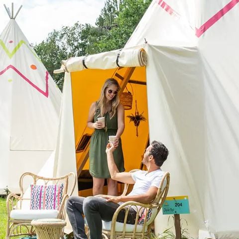 UNIEKE ACCOMMODATIE 4 personen - Tipi Jippi Tipi