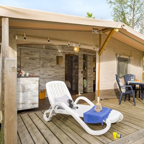 Safaritent 4 personen - LODGE 4p 2ch ***