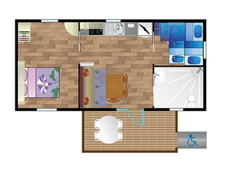 Stacaravan 6 personen - IGUSKI (PMR)