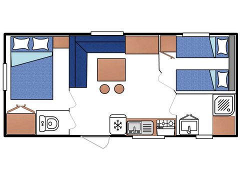 Stacaravan 5 personen - Stacaravan 5 personen